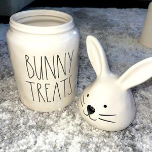 Rae Dunn Bunny Treats canister